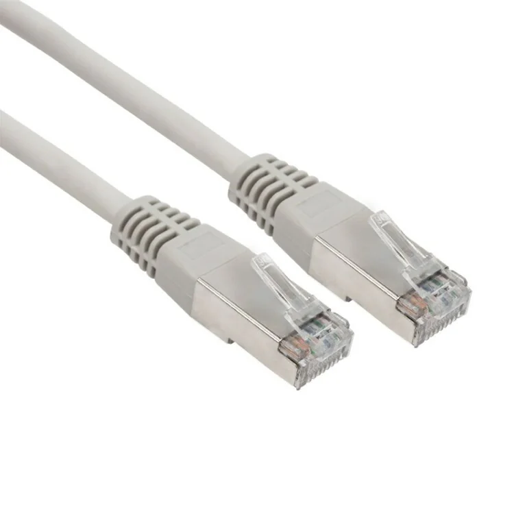 Шнур коммутационный, патч-корд F/UTP RJ45-RJ45, CAT 6, ZH нг(А)-HF, серый, 2м 18-8105-1