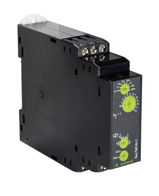 Реле времени flare TIME M4-2 - Многофункциональное многодиапазонное реле времени, входное напряжение: 20.4 … 264 V AC/DC, 4 временных функции, настраиваемый интервал времени: 0.1 с … 1200 ч, 2 переключающих контакта, коммутируемый ток: 5А, установка на DI