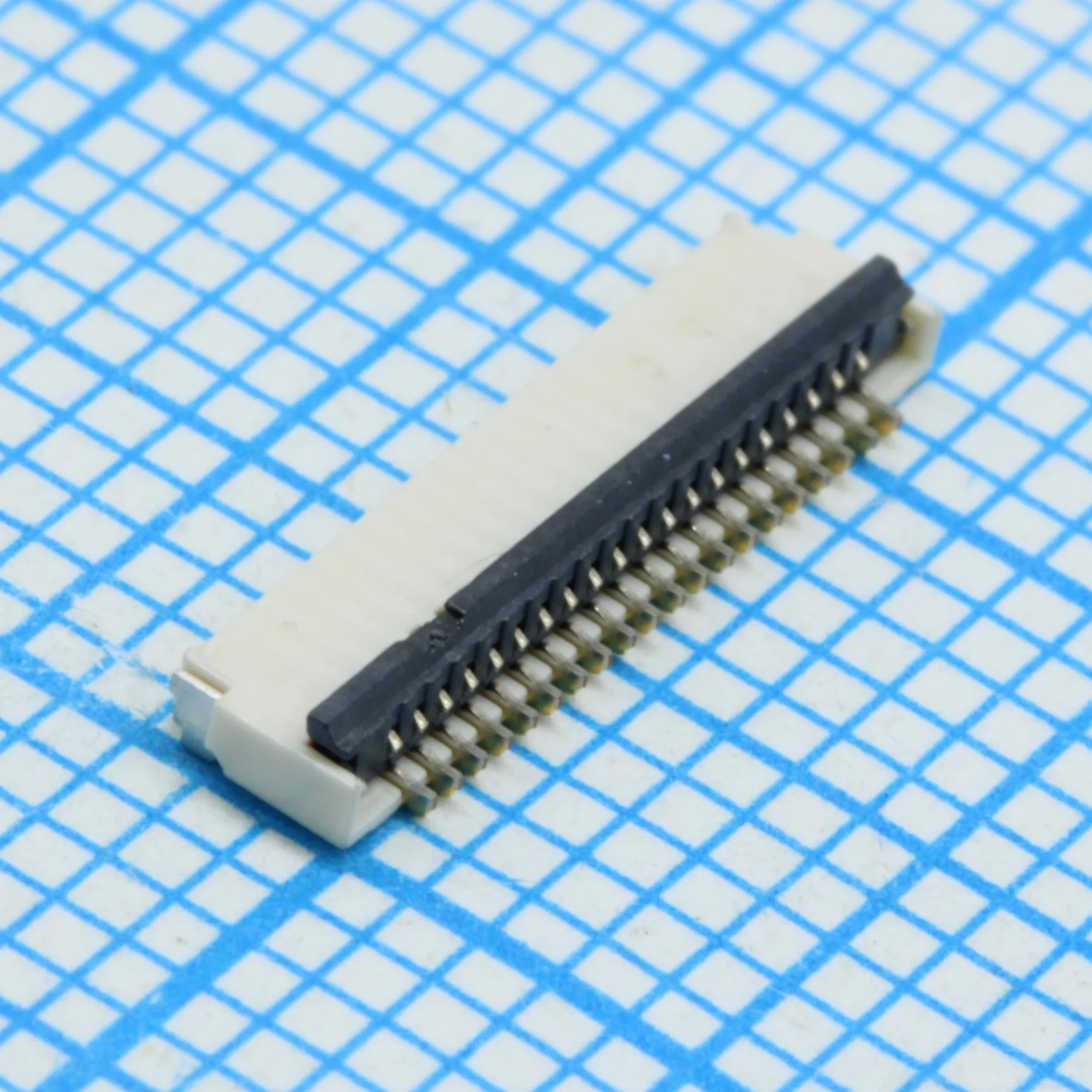 L-KLS1-242J-1.0-20-T-R - Разъем для плоского шлейфа 20 контактов шаг 0.5мм высота 1.0мм