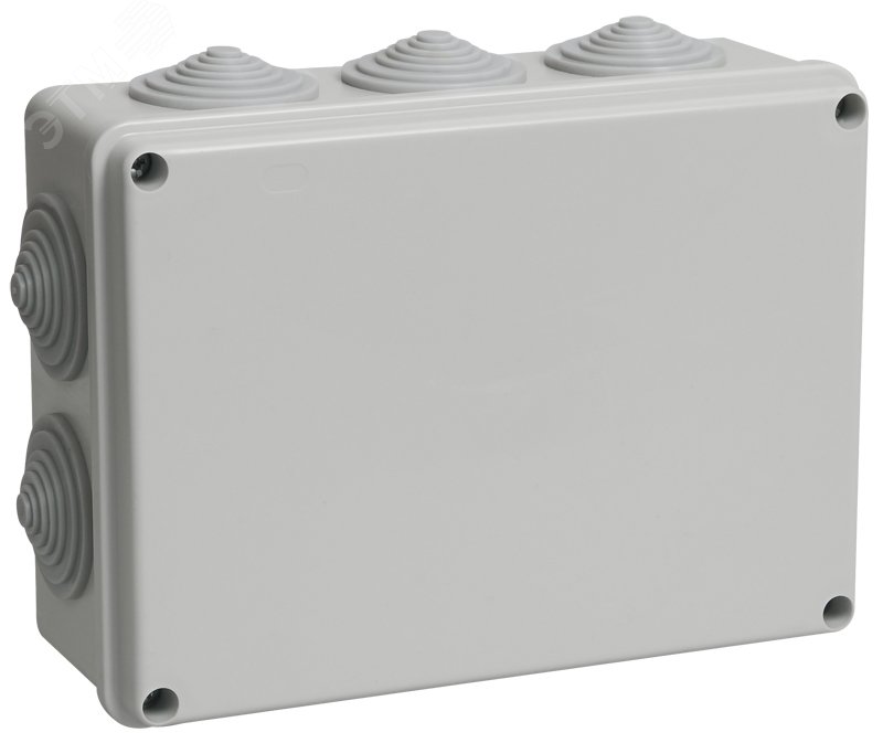 Коробка распаячная ОП 190х140х70 IP44 КМ41243 RAL7035 UKO11-190-140-070-K41-44