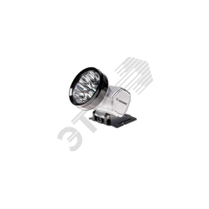 Фонарь налобный аккумуляторный, 10 LED, аккумулятор 3 АА, 140 Lm, 12 часов