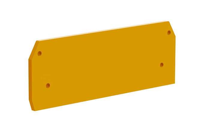 Торцевая крышка 210152 - Торцевая крышка для клемм TA10-…-2, цвет: оранжевый