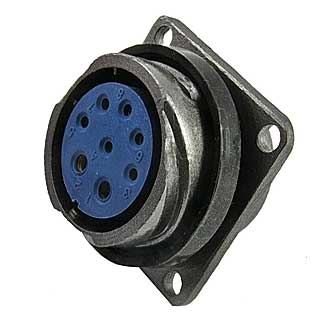 FQ24-8PIN ZK - Блочная розетка, 8 контактов