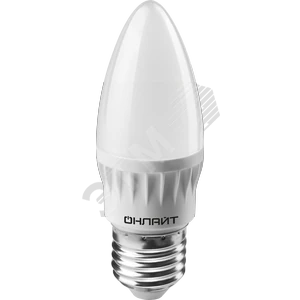 Лампа светодиодная 61 129 OLL-C37-6-230-6.5K-E27-FR 6Вт 61129