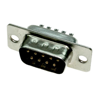 DB-9M - вилка 9 pin на кабель (пайка)