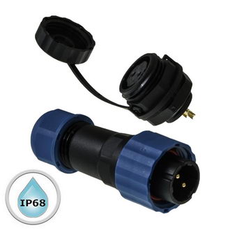 SZC16 2P-M-FB - Разъём герметичный SZC16 2P-M-FB, 2 контакта