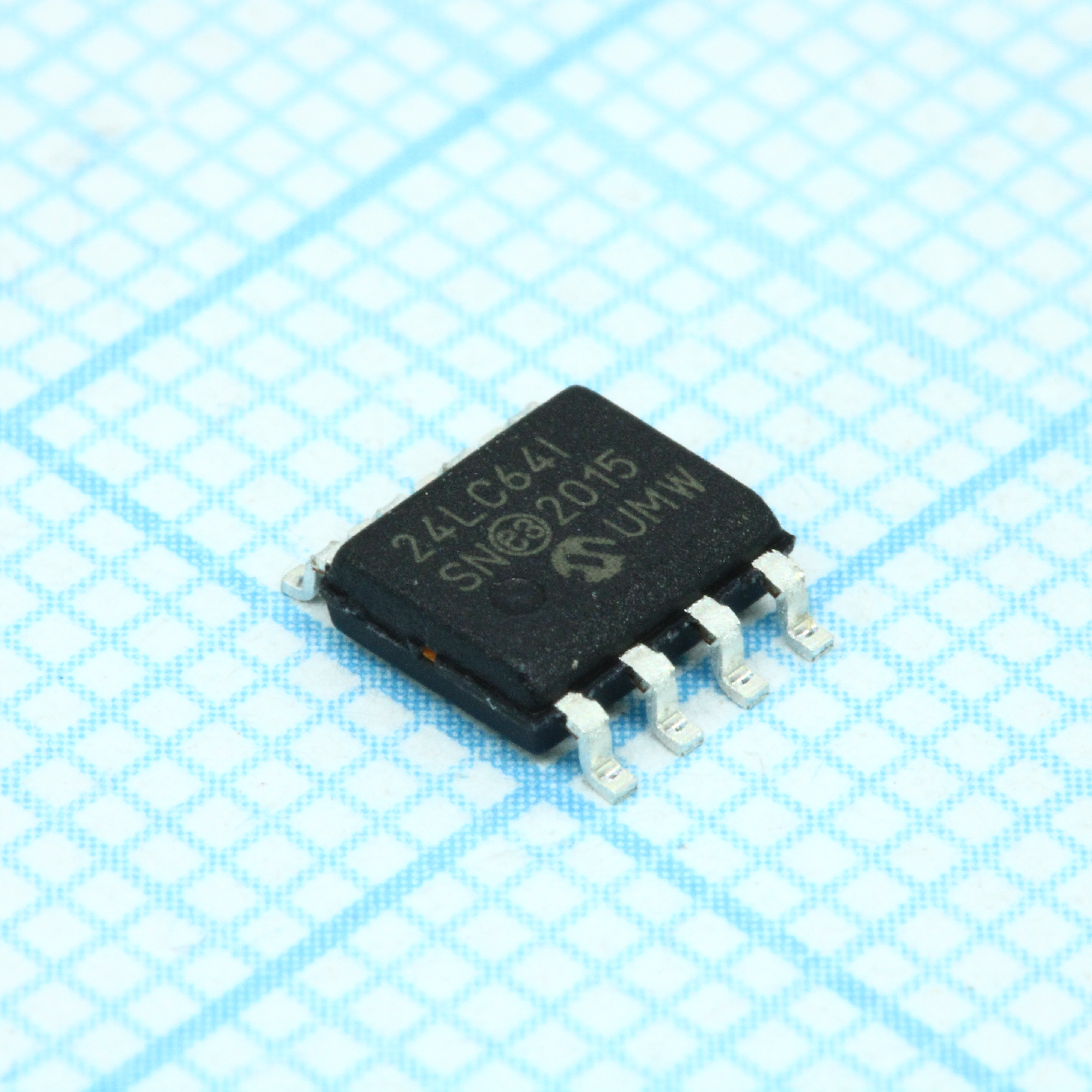24LC64T-I/SN - Энергонезависимое ППЗУ шина I2C  8Kx8