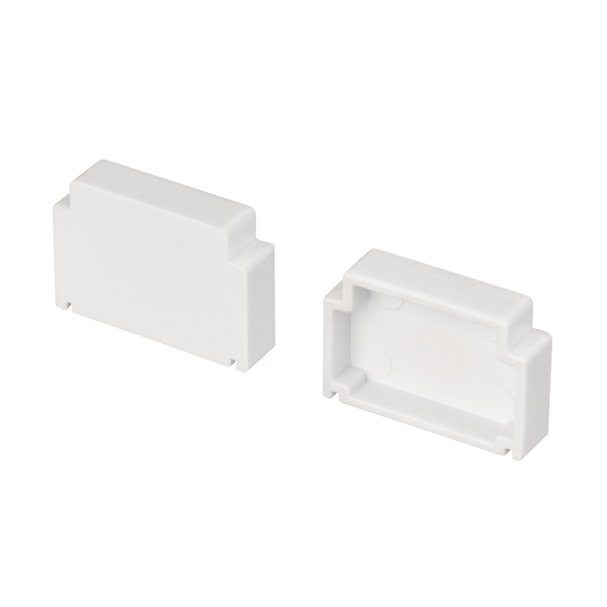 Заглушка FANTOM-W23 глухая 040944 - Заглушка глухая для профиля FANTOM-BENT-W23 при использовании силиконового экрана. Пластик, цвет - белый. В комплекте две заглушки. Цена за комплект.