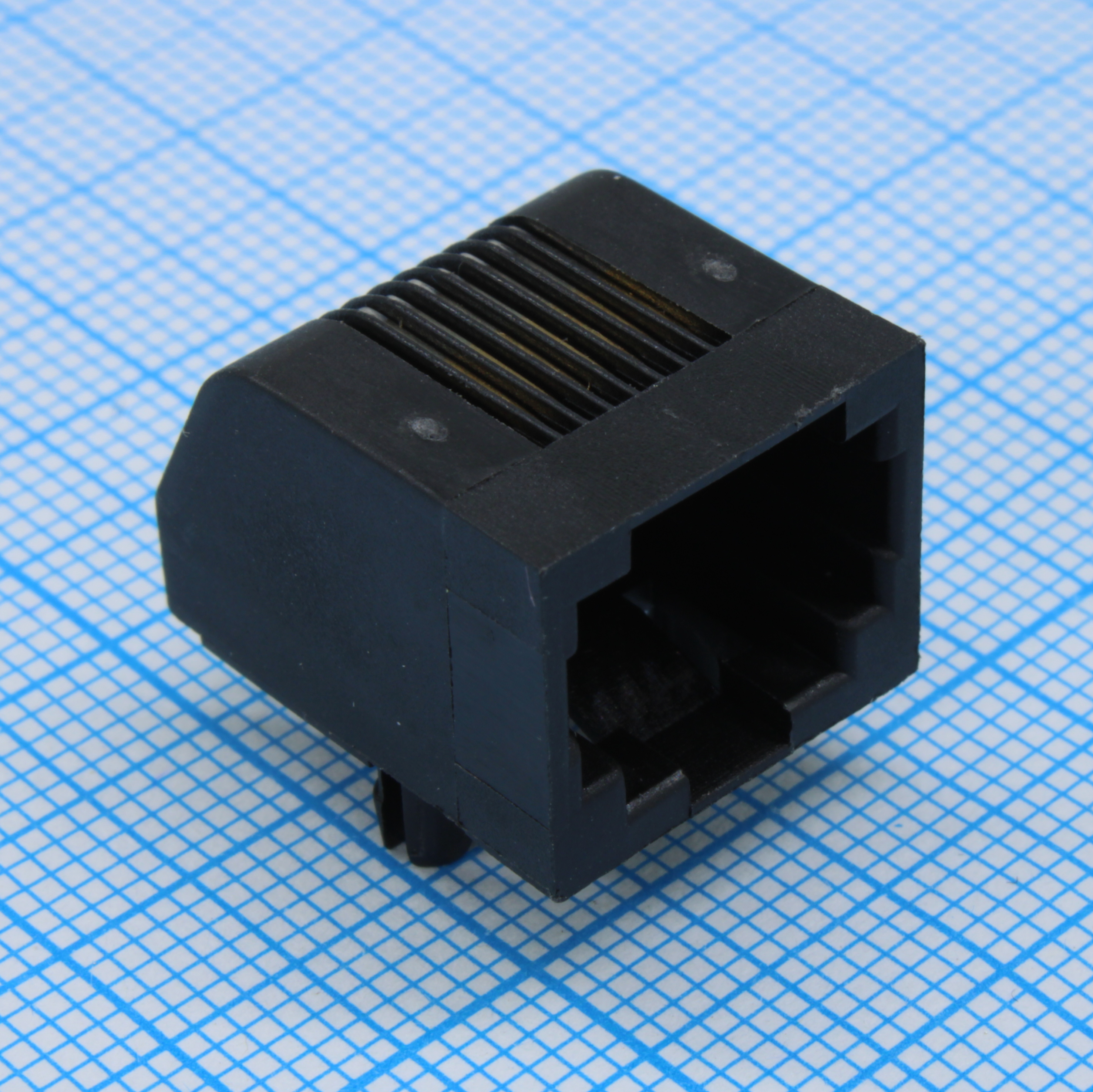 L-KLS12-148-8P8C-W/O-1-01 - Разъем розетка (RJ45) 8P8C угловой на плату