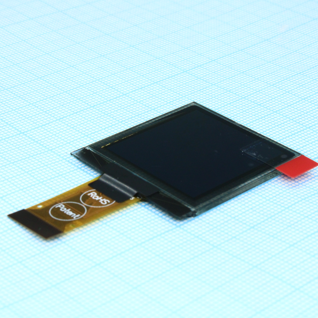 WEO128128AWAP3N00000 - OLED 1.5" графический, 128х128, COG, белый,  интерф. 6800, 8080, SPI, I2C, контроллер SSD1327ZB, VDD 3В, -40 ... -80 С