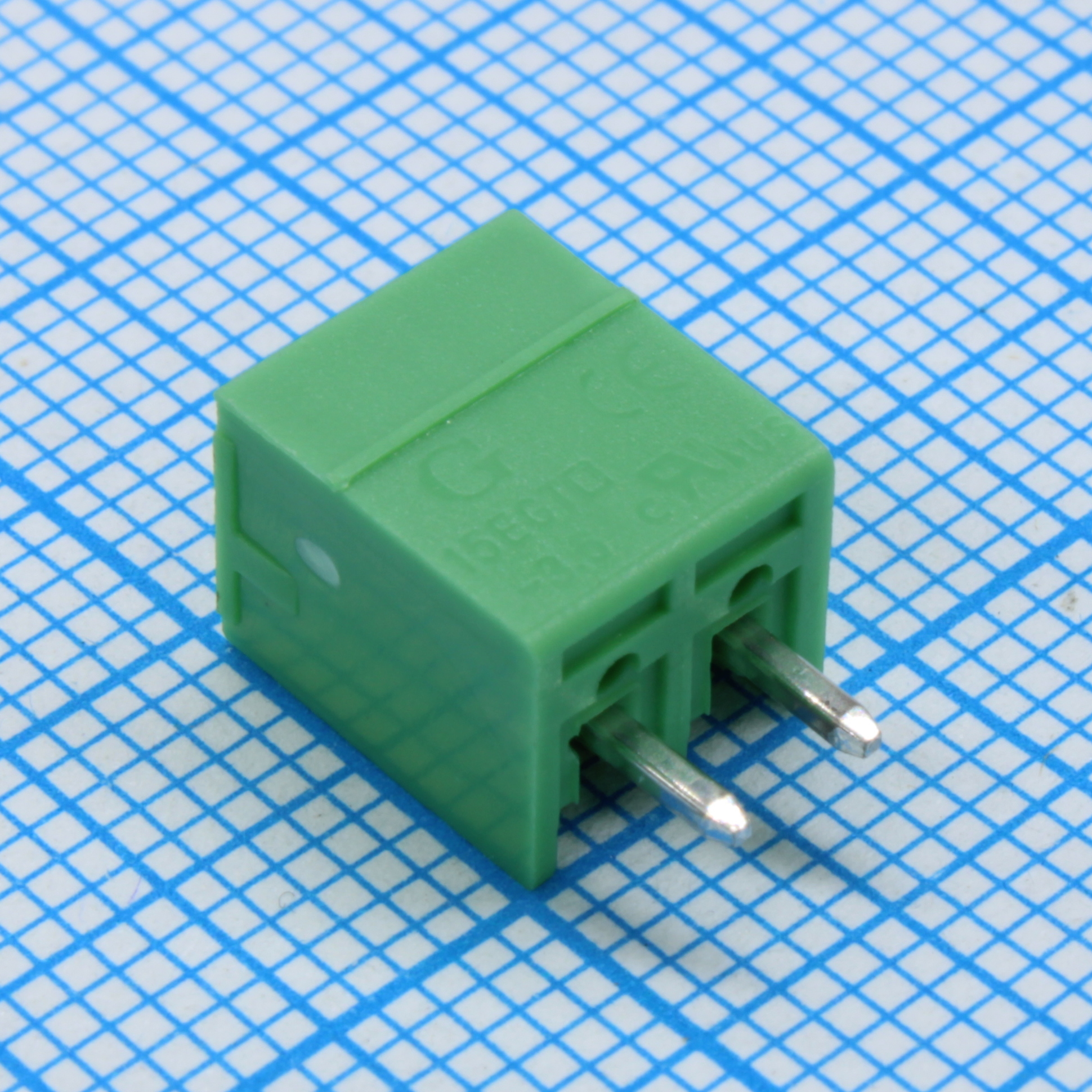 15EGTVC-3.5-02P-14-00 - Разъемный клеммный блок на плату, 2 контакта. Серия 15EGTVC-3.5