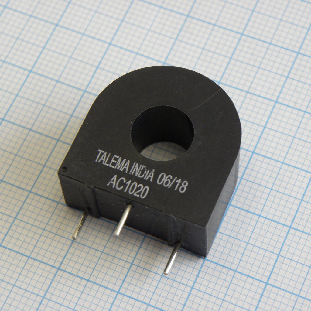 AC-1020 - Датчик тока 20A, 1000:1, 50/60Hz, 1 обмотка