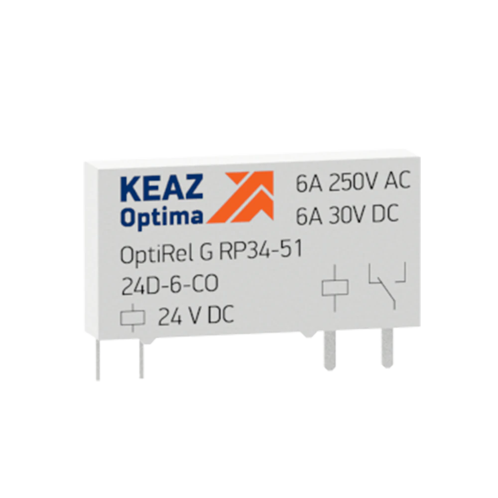 Реле промежуточное OptiRel G RP34-51-24D-6-CO-G КЭАЗ 281146