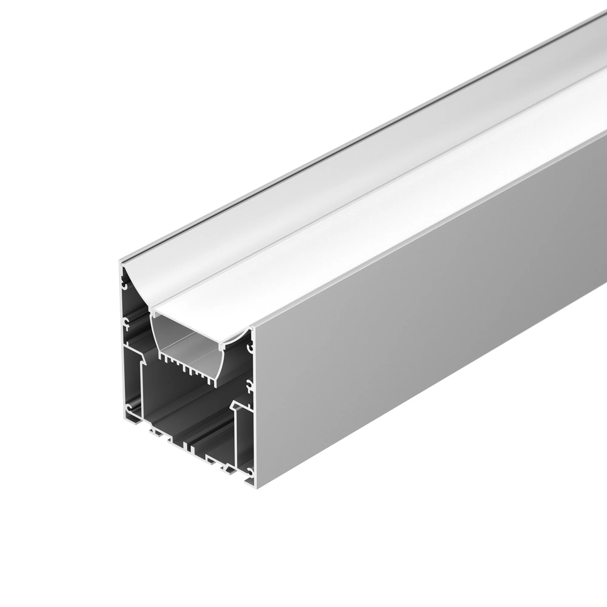 Профиль ARH-POWER-W88-COMFORT-2000 ANOD 036363 - Алюминиевый анодированный профиль для светодиодных лент и линеек. Габаритные размеры (LхWхH): 2000x88x88 мм. Состоит из профиля и основания для ленты. Для их соединения необходим Фиксатор основания арт. 036