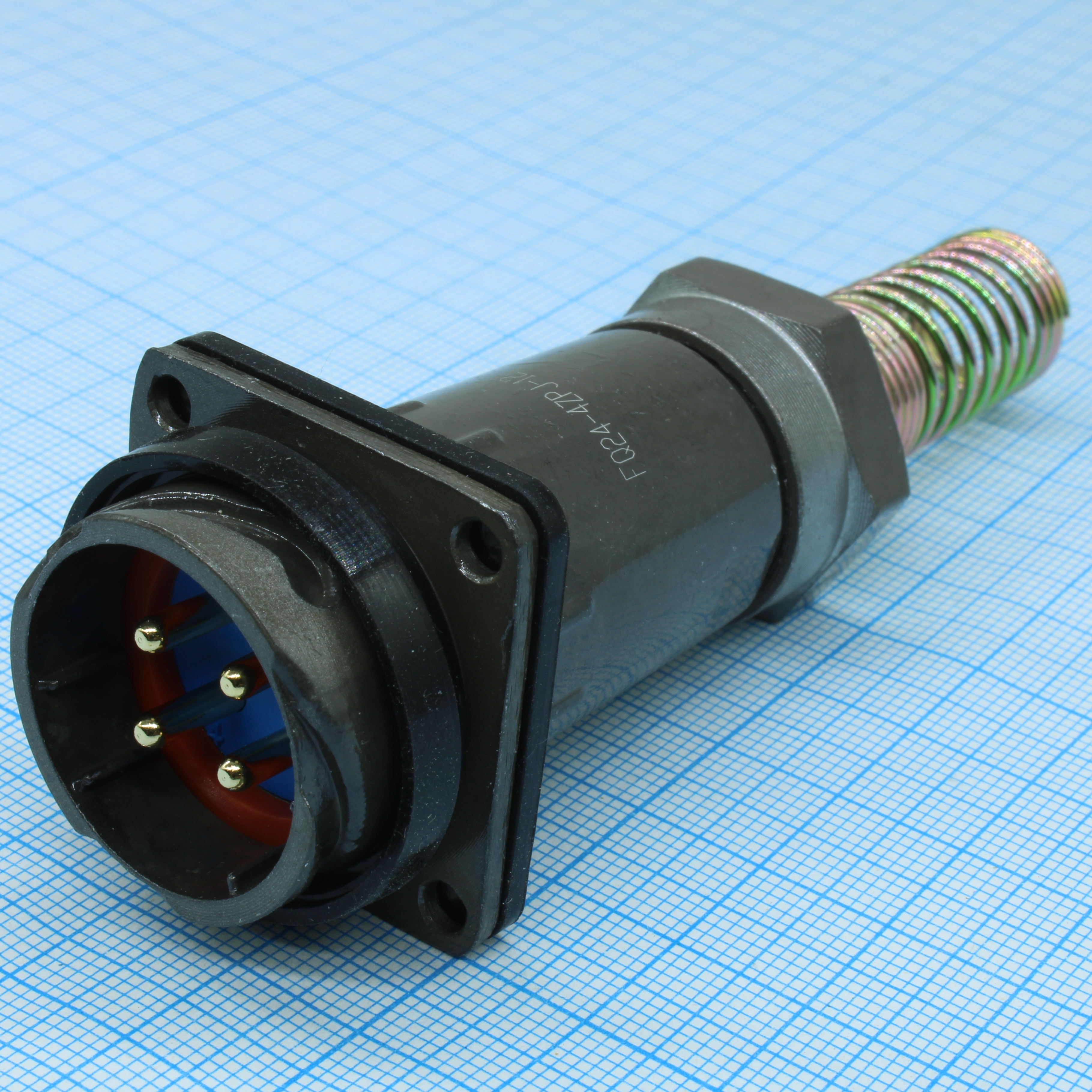 FQ24-4PIN ZPJ-12 - Блочная вилка, 4 контакта