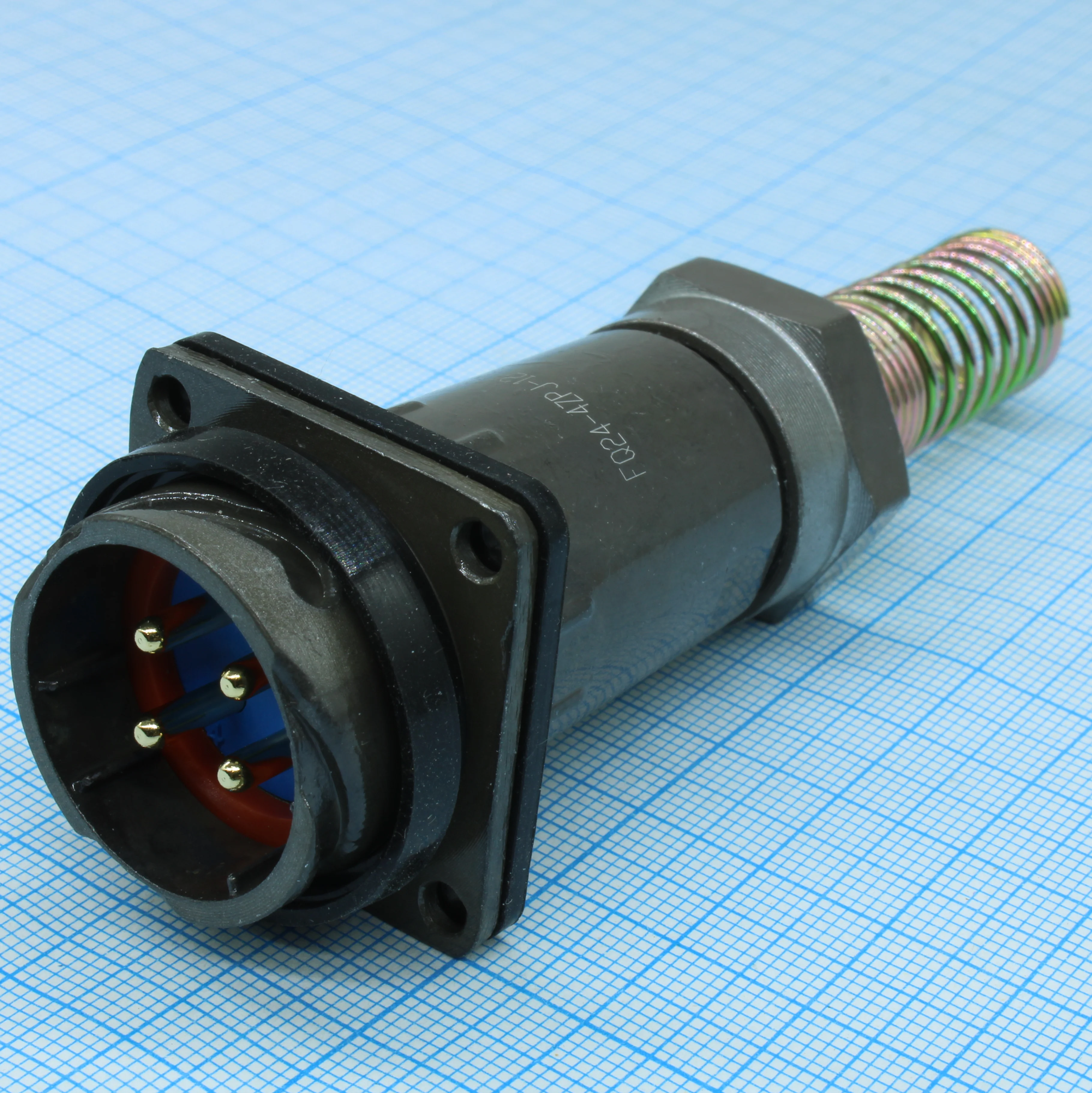 FQ24-4PIN ZPJ-12 - Блочная вилка, 4 контакта