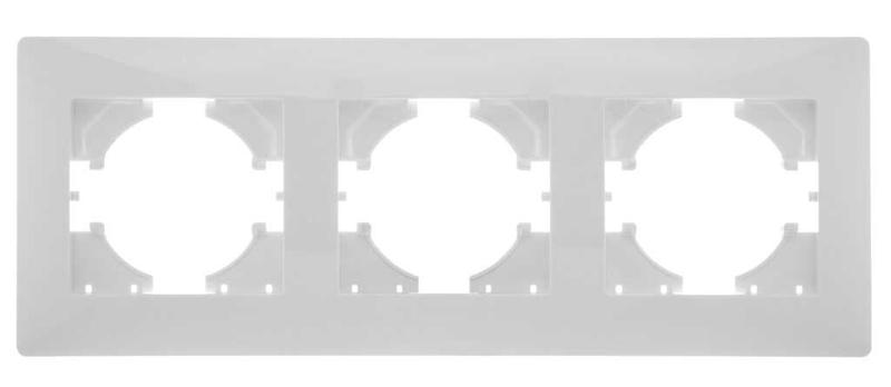 Рамка 3-м Bravo бел. С1030-001