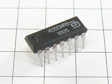 Микросхема К555ИР8