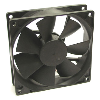 RQD 9225MS 12VDC - Вентилятор 12В 92x92х25мм, 2700 об/мин., 78.15м3/час, 31дБ, подшипник скольжения, тип вывода - провод