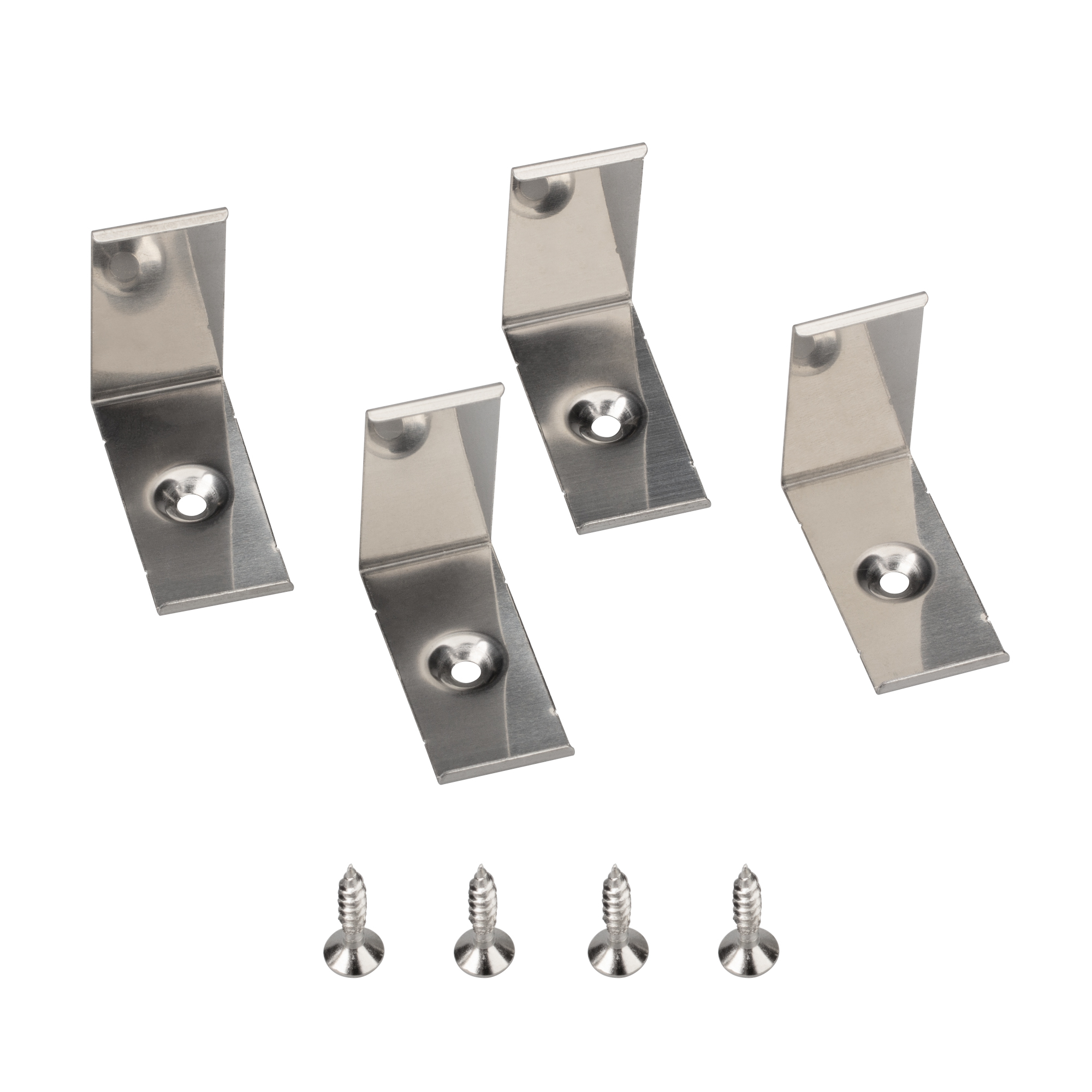 Держатель SL-KANT-H30 019347 - Комплект держателей профиля KANT-H30. В комплекте 4 держателя, 4 шурупа.  Материал - сталь. Цена за комплект.