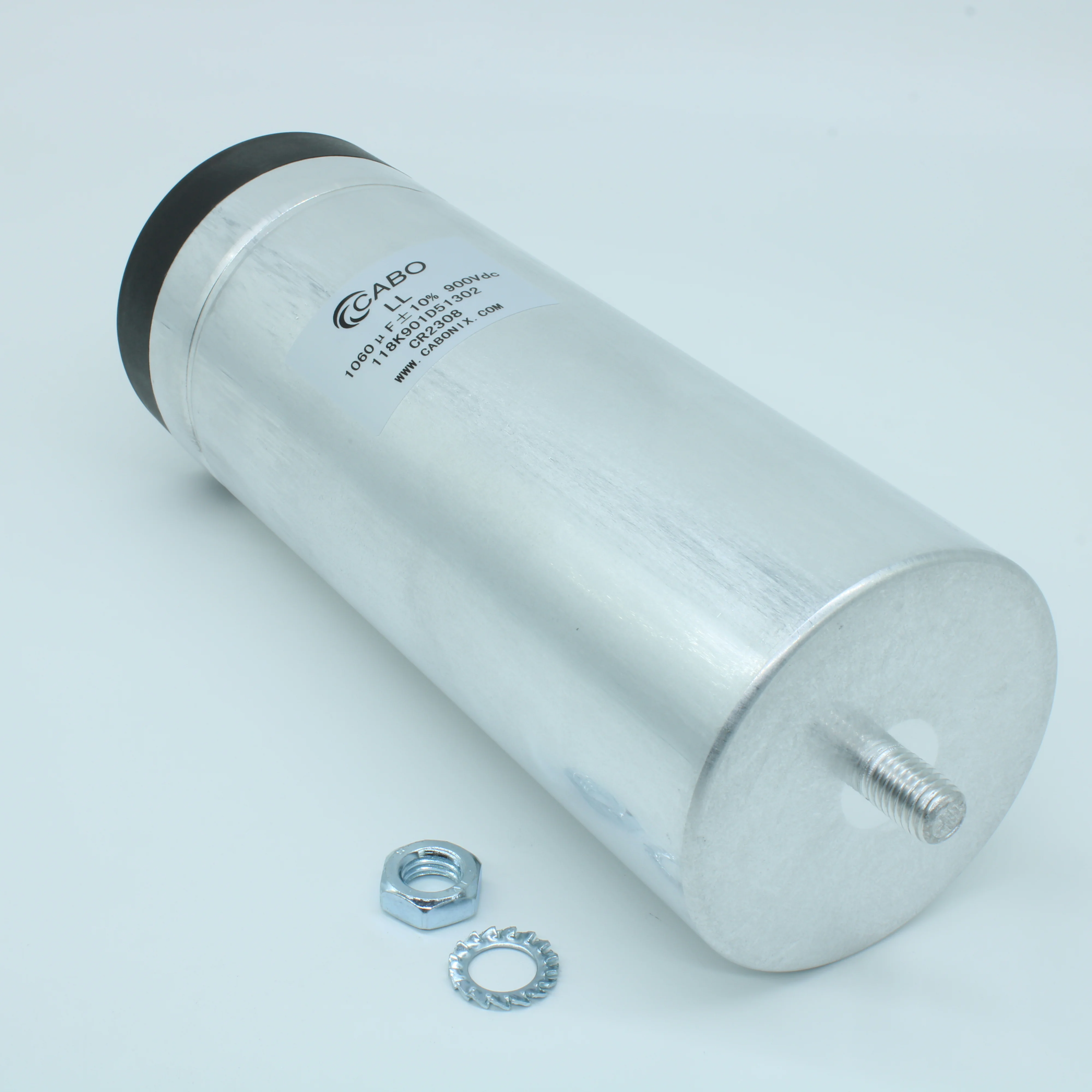 118K901D51302 - Силовой плёночный конденсатор для DC цепей 1060uF± 5%, 900V, 60A, 100 000ч, размер 86*230мм