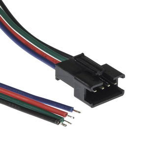 SM CONNECTOR 4P*150MM 22AWG MALE - Межплатный кабель питания SM коннектор, 4P*150 мм, 22AWG, вилка