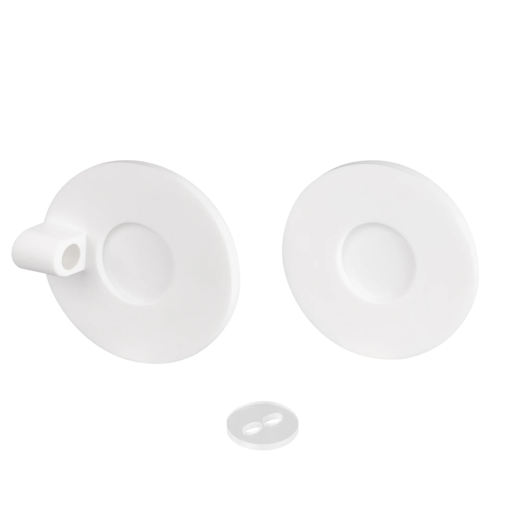 Заглушка ARL-MOONLIGHT-ROUND-40-CAP-SIDE-S-SET-WH 048837 - Комплект заглушек для гибкого неона MOONLIGHT ROUND, диаметром 40мм, с прямым выводом кабеля. В комплекте заглушка с выводом под кабель питания и глухая заглушка. Использовать с герметиком.