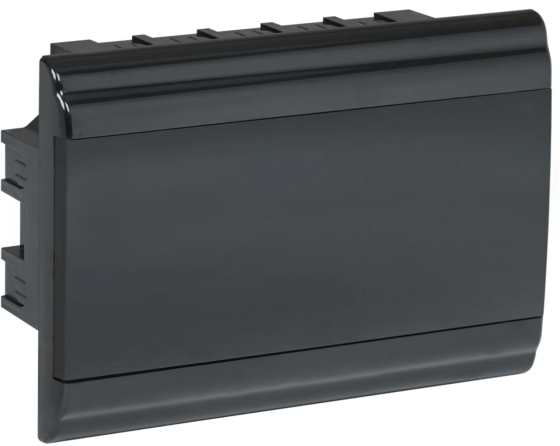 Корпус модульный пластиковый встраиваемый ЩРВ-П-12 PRIME черный IP41