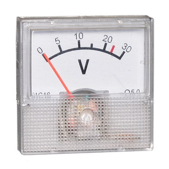 Вольтметр   30В   (40Х40) - Измерительная головка DCV 30V, класс точности 5