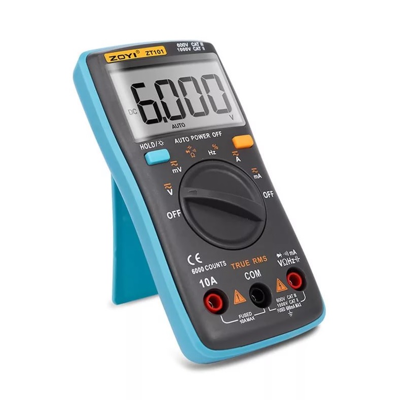 ZT-101 True RMS - Мультиметр цифровой с автоматическим выбором диапазонов.