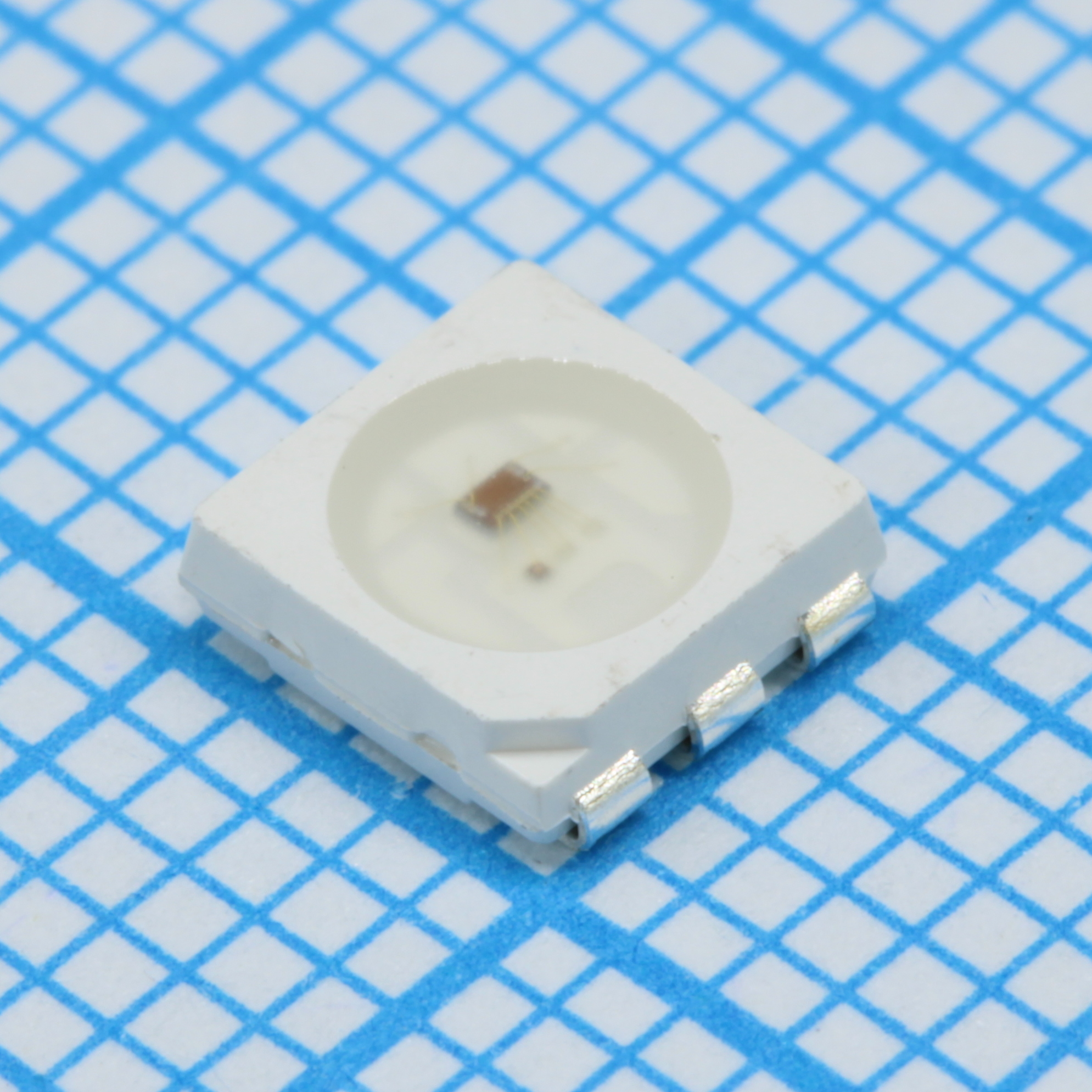 WS2815B-V1 - Светодиод для поверхностного монтажа 5050,PLCC6; RGB; 5x5x1,6мм; 12В