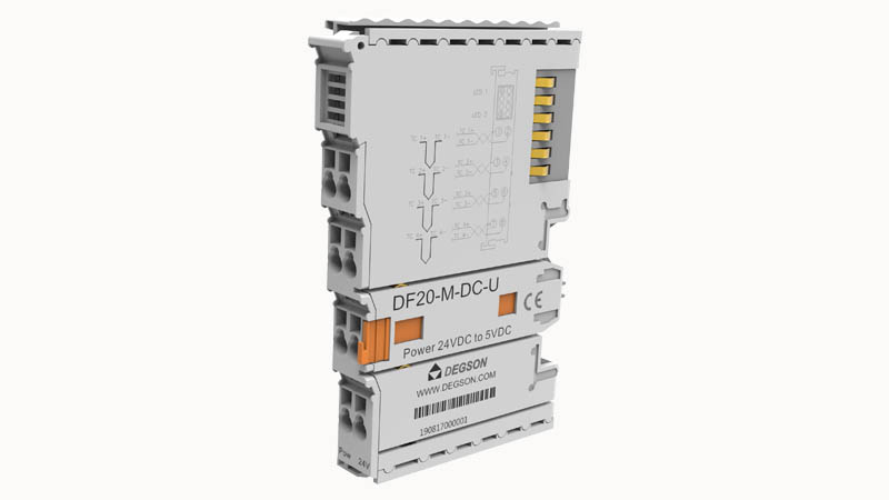 Модуль расш. мощности DF20-M-DC-U-24 - Модуль расширения мощности, входная мощность системы 18 - 36VDC, выходное напряжение 24VDC, входное напряжение 24VDC( ± 20%), тип монтажа: DIN35