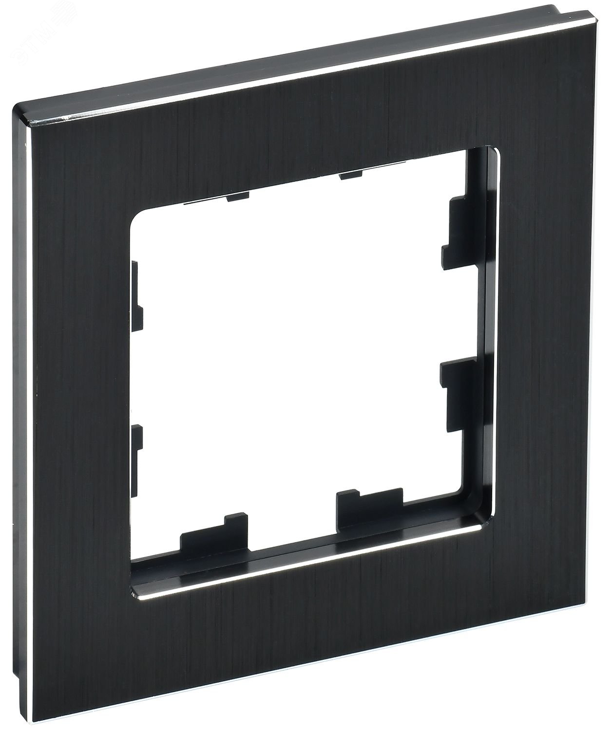 Рамка 1-м BRITE РУ-1-1-БрЧ металл черн. BR-M12-M-K02