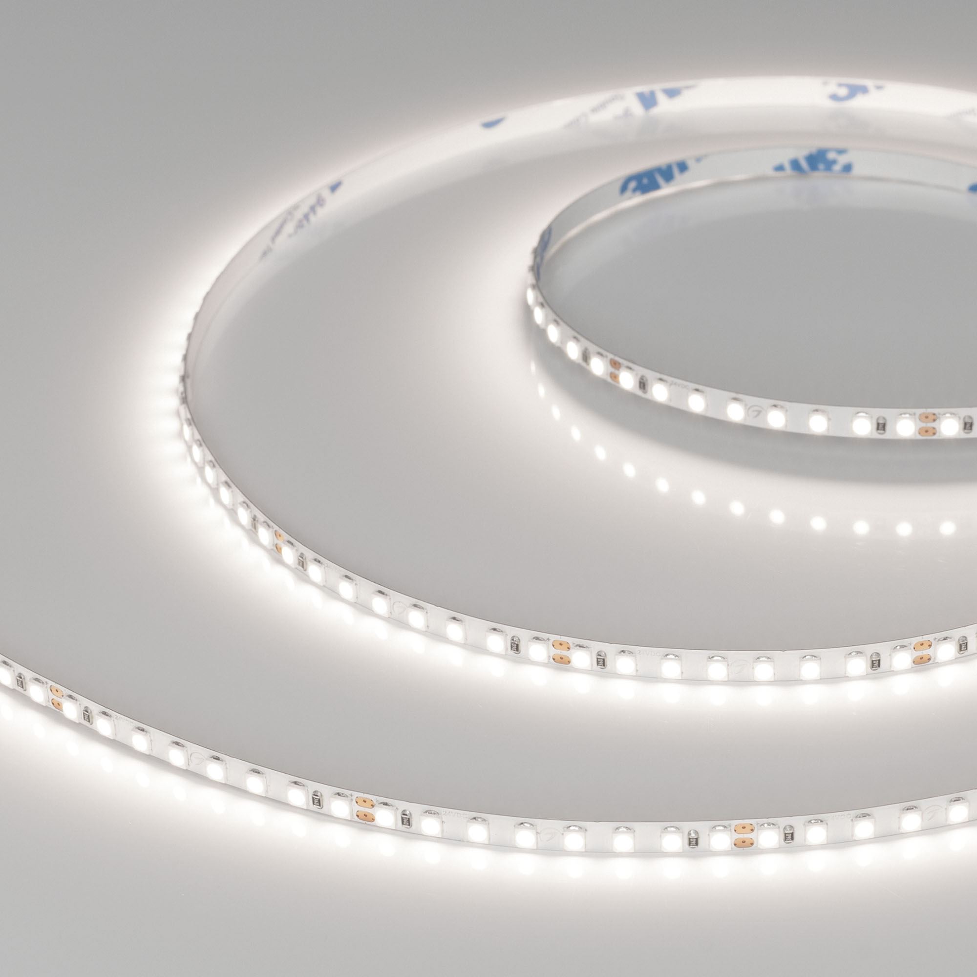 Лента RT-A160-5mm 24V Day5000 (9.6 W/m, IP20, 2835, 5m) 037801 - Светодиодная лента RT-A160, открытая IP20. Светодиоды 2835, 160 шт/м (800 шт на 5 м), белая плата 5 мм, скотч 3M. Цвет ДНЕВНОЙ 5000 K , цветопередача CRI>90 , угол 120°. Питание 24 В, мощнос