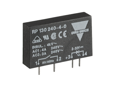 Реле OAC 3-32V/24-280V - Штекерное твердотельное реле для установки в клолдку, рабочее напряжение: 3 – 32 V DC, номинальное напряжение переключения: 48 – 256 V AC, коммутируемый ток: 5 A / 3 A (AC1 / AC3), серия flare