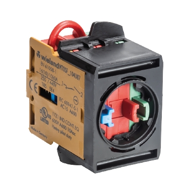 Контактный блок SNH 0012 - Контактный блок,  1НО контакт (fall off protection) + 1НЗ ко