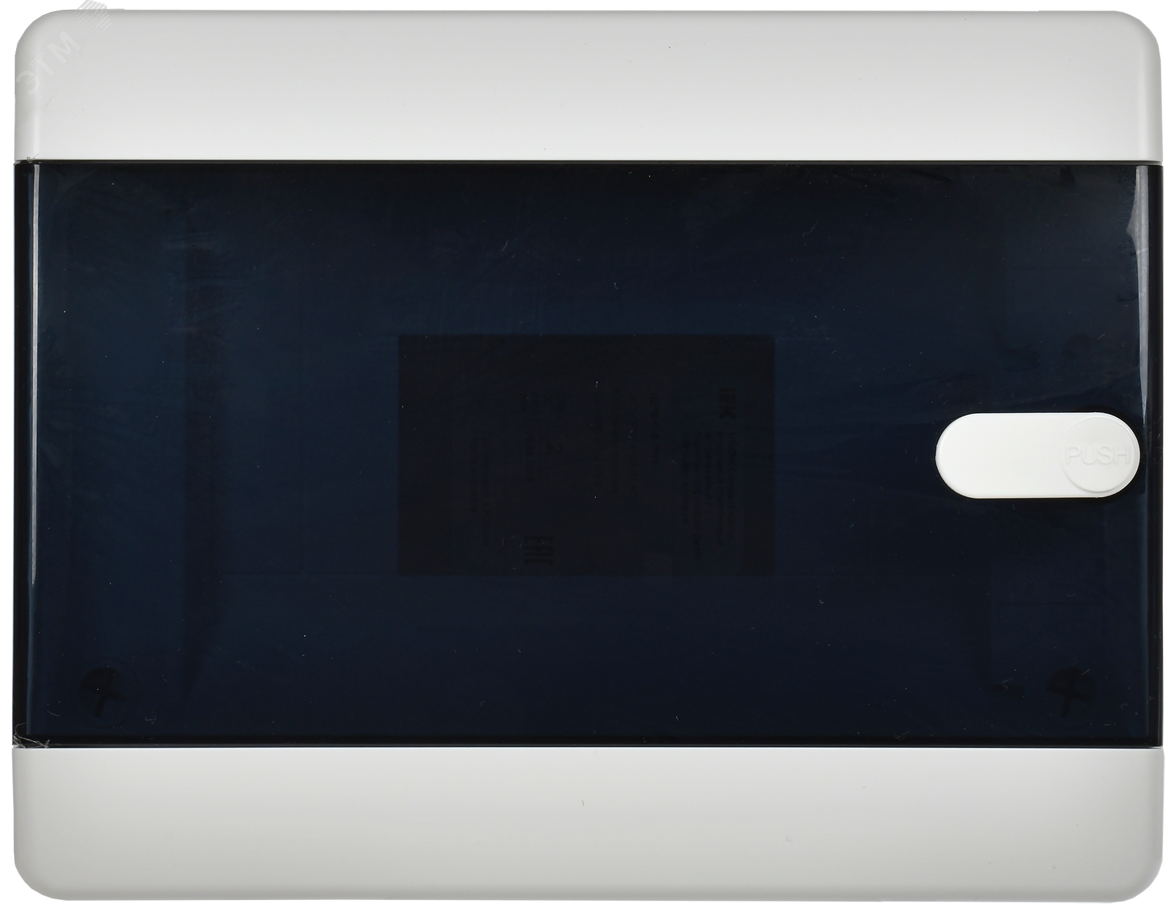 Корпус пластиковый ЩРВ-П-8 IP41 черн. прозр. дверь UNION Compact IEK UIC-KP12-V-08-41-K01