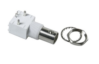HYR-0142AR - Разъем BNC, розетка угловая на плату