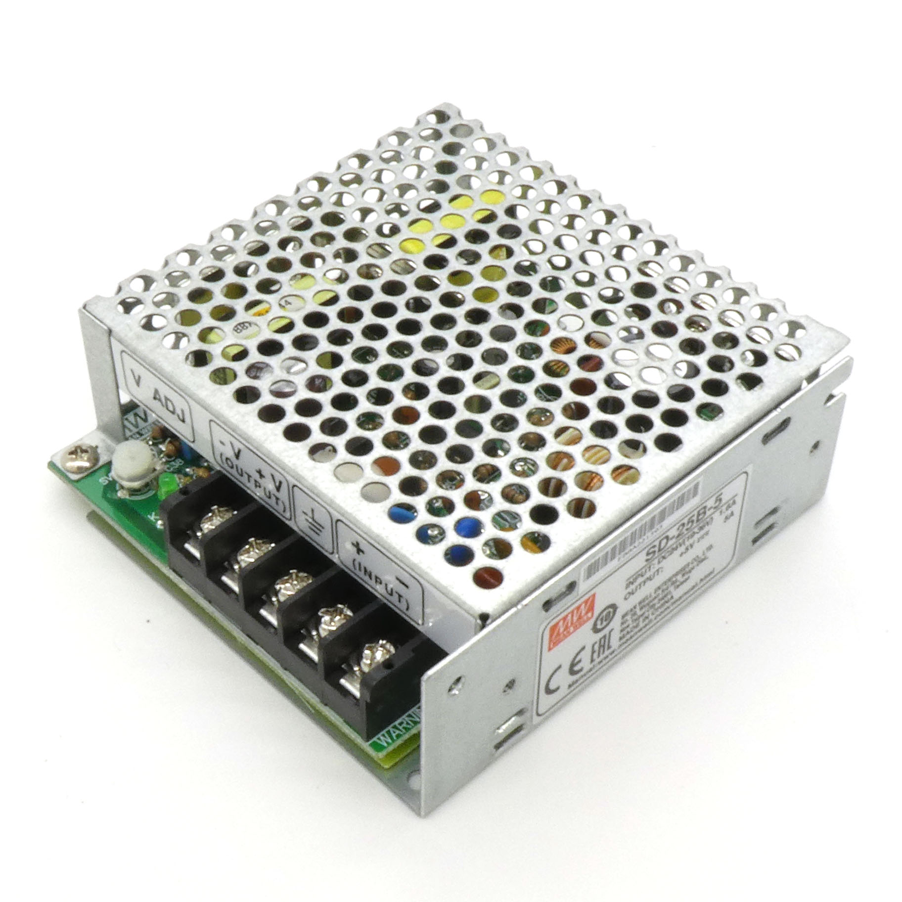 SD-25B-5 - DC-DC, 25Вт, Uвх=19 - 36В, Uвых=5В/5А, изоляция 1500В DC, рег. Вых=±10%Uном, в кожухе 99х97х35мм, -10°С…+60°С