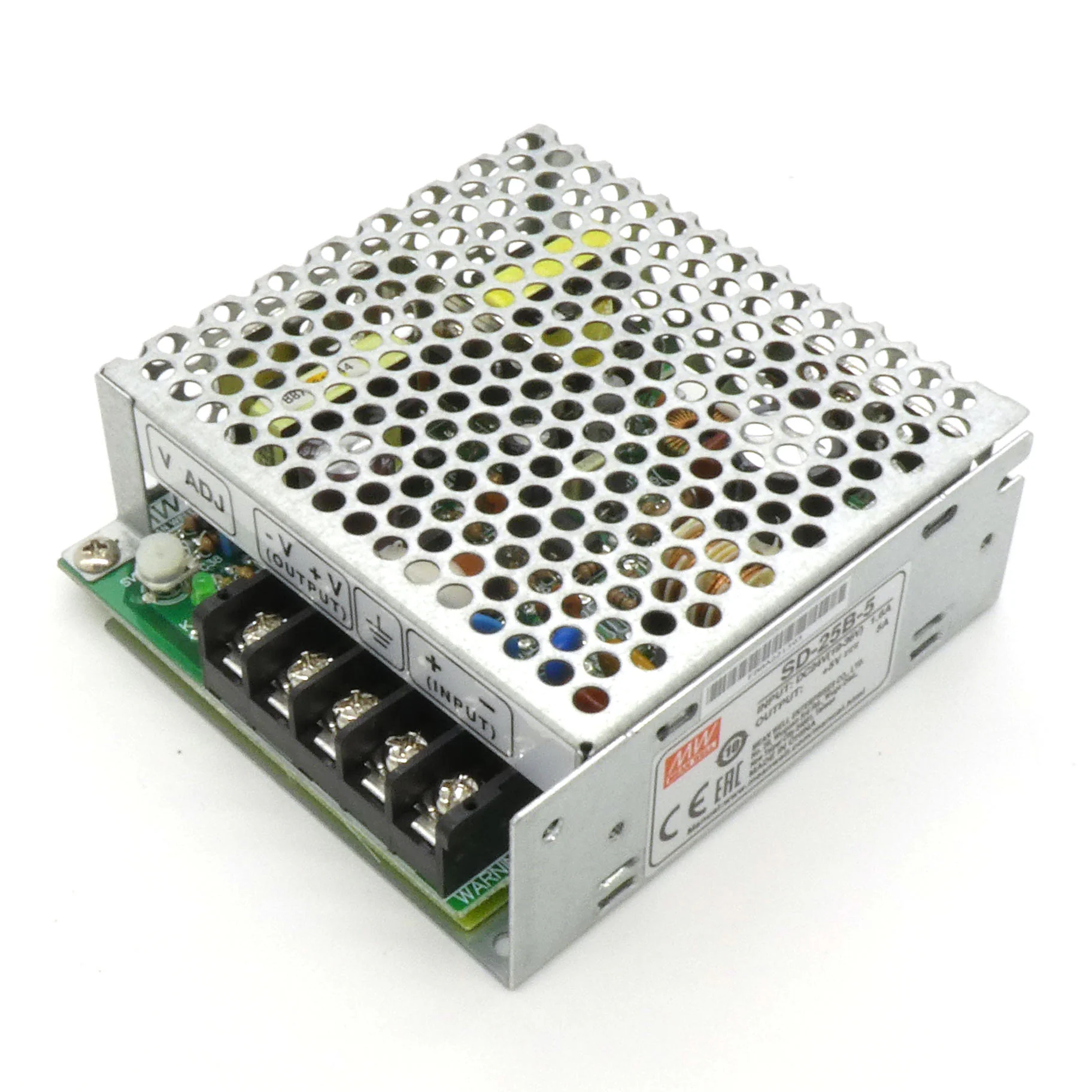 SD-25B-5 - DC-DC, 25Вт, Uвх=19 - 36В, Uвых=5В/5А, изоляция 1500В DC, рег. Вых=±10%Uном, в кожухе 99х97х35мм, -10°С…+60°С