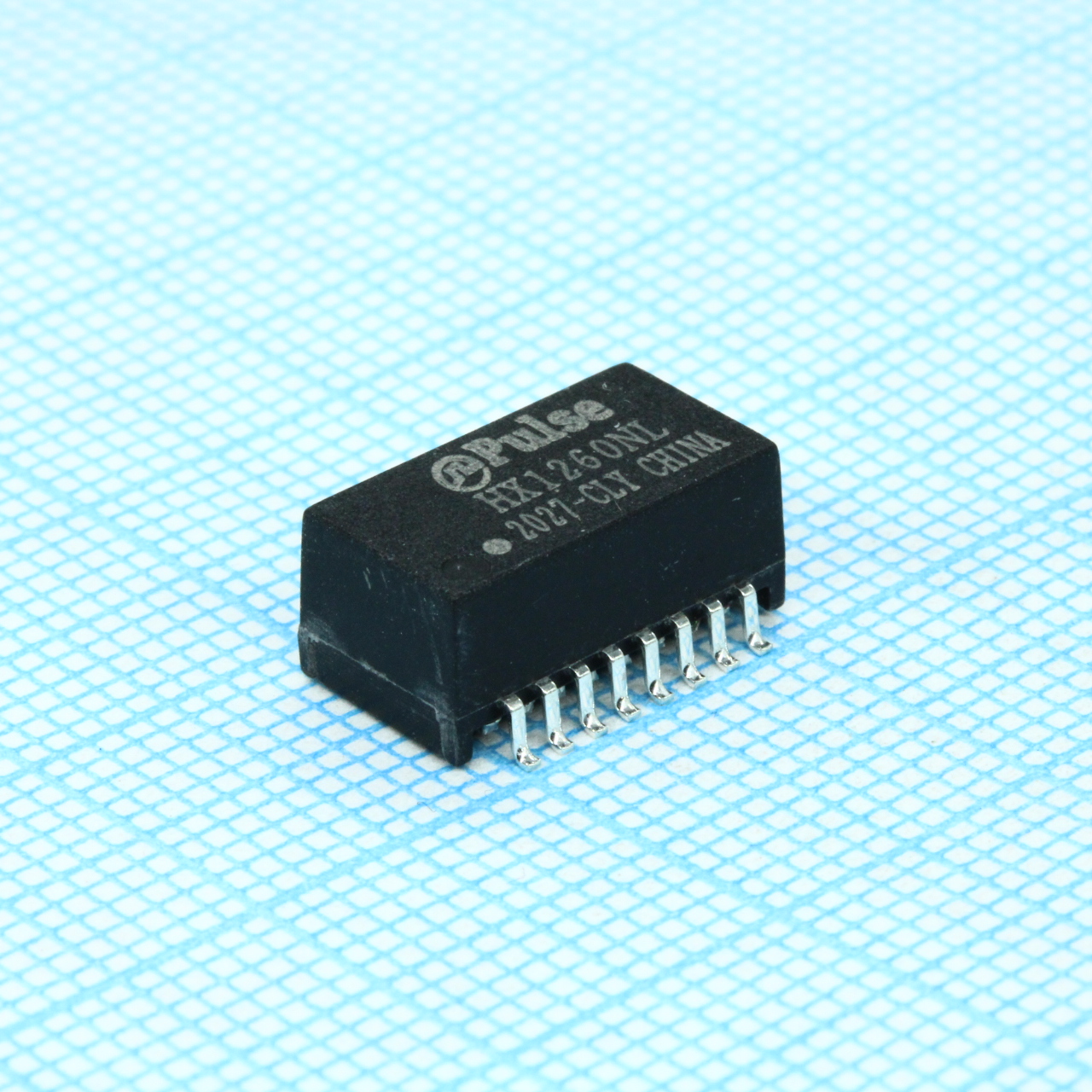 HX1260NL - Телекоммуникационный трансформатор 1:1 0.65Ом первичная обмотка 0.65Ом вторичная обмотка 16 выводов для поверхностного монтажа