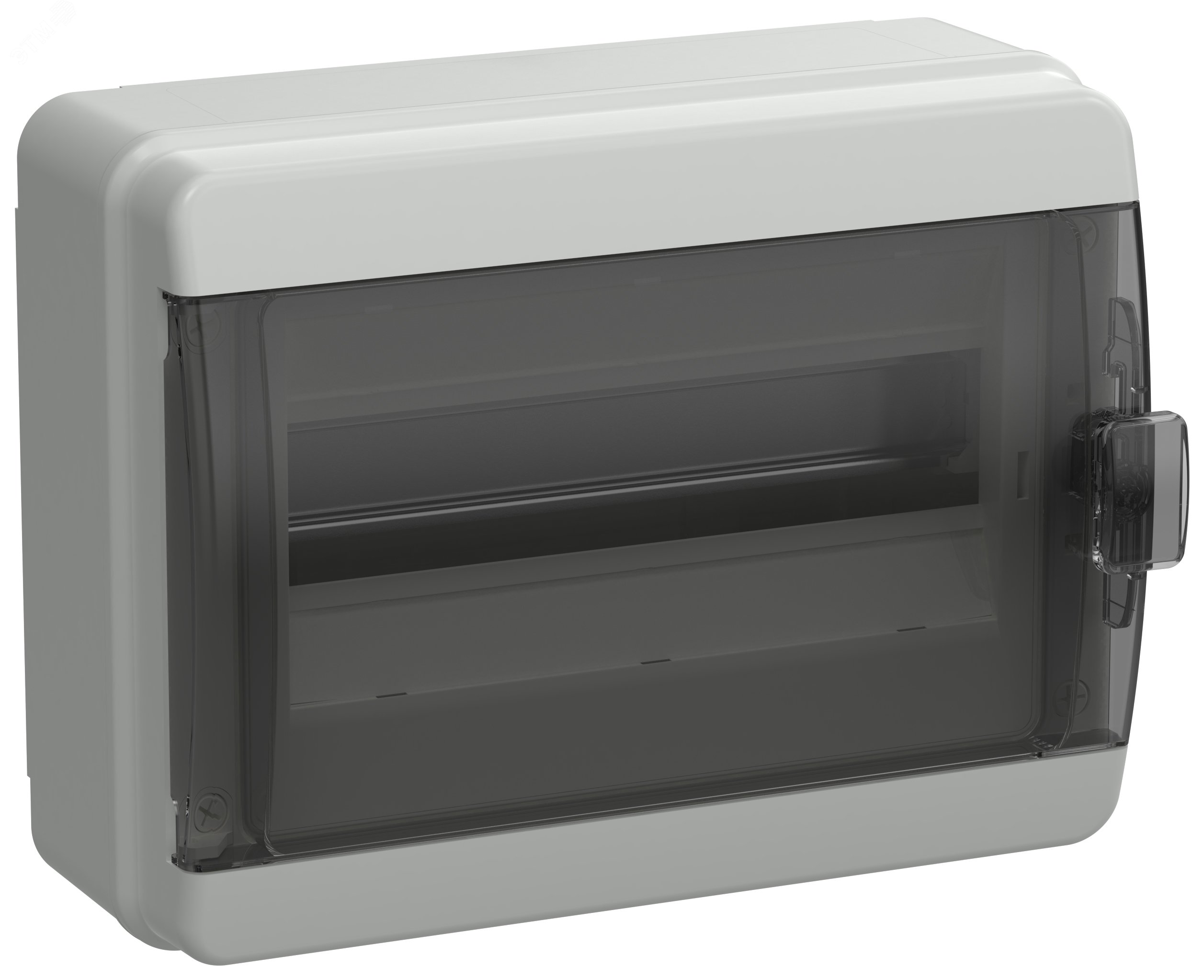 Корпус пластиковый КМПн-12 IP65 черн. прозр. дверь TEKFOR TF5-KP72-N-12-65-K03-K02