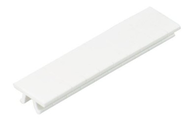 Шильдик BZ/WKF 1,5 - Маркировка для клемм сечением 1,5 мм кв., шириной 4 мм, центральная, 10 шильдиков, чистая