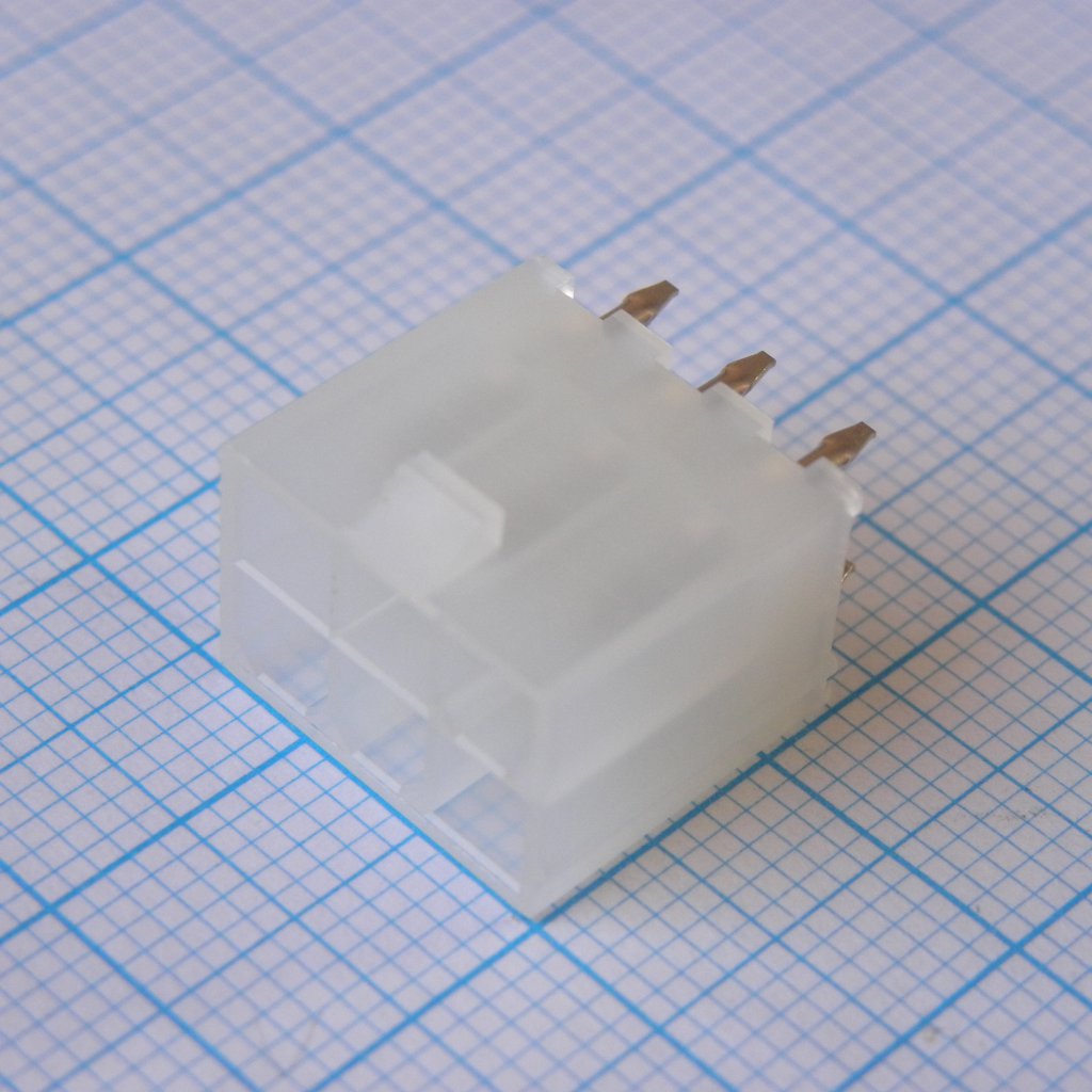 39281063 - Разъем типа провод-плата, вертикальный, 4.2 мм, 6 контакт(-ов), Штыревой Разъем