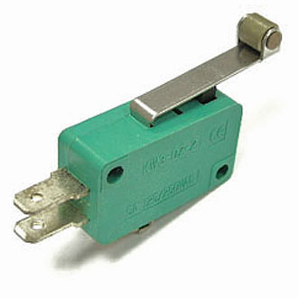 MSW-03B ON-ON - Микропереключатель с рычагом и роликом на конце, ON-ON, 5 A, 250 В