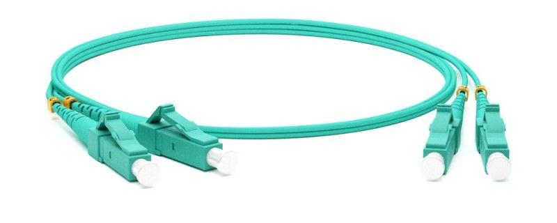 Патч-корд FC-D2-503-LC/PR-LC/PR-H-2M-LSZH-AQ волоконно-оптический(шнур) MM 50/125(OM3) LC-LC duplex 10G/40G LSZH 2м 34454