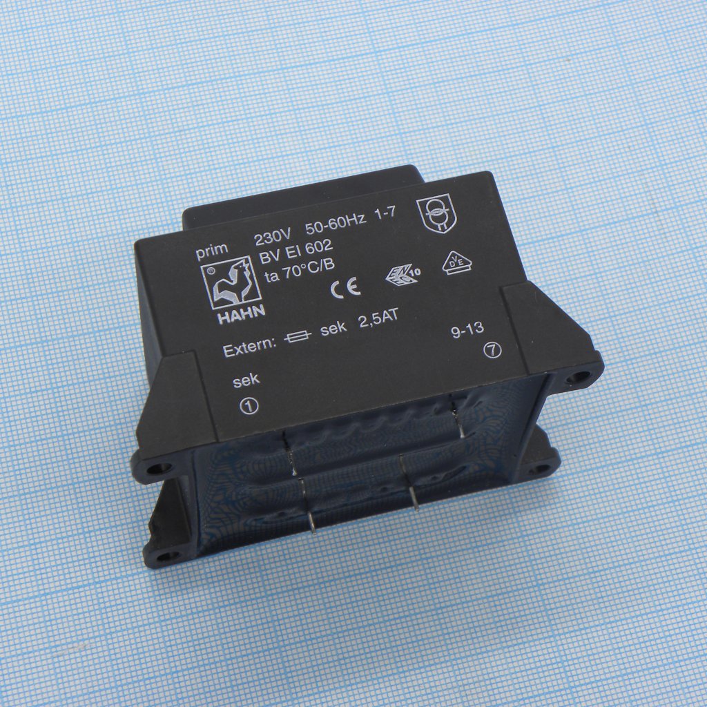 BV EI 602 1022 - Трансформатор питания 28ВА  230В 2x15В  2x934мА 70/B (30)