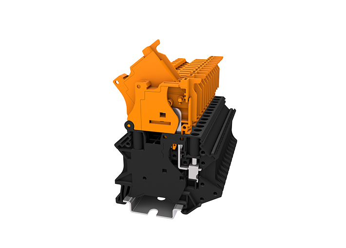 Клемма с размыкат. TU4-SPLIT-BK - Клемма с размыкателем, тип фиксации провода: винтовой, номинальное сечение: 4 мм кв., 6,3A, 500V, ширина: 6,2 мм, цвет: черный, тип монтажа: DIN 35