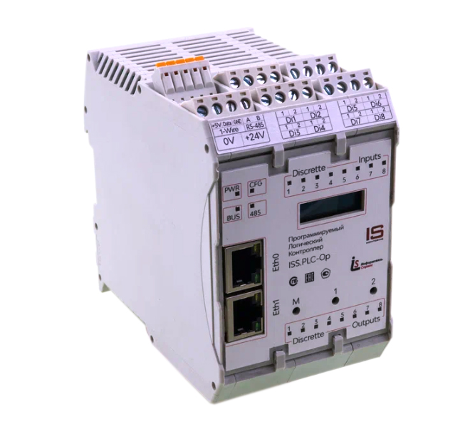 ISS.PLC-St.C Standart ISS.PLC-St.C - Программируемый логический контроллер, серии Standart, подходит для управления средними и крупными системами автоматизации. Управляется мощным 4-х ядерным процессором ARM Cortex 1,4 Ггц, OS Linux, среда разработки CODE