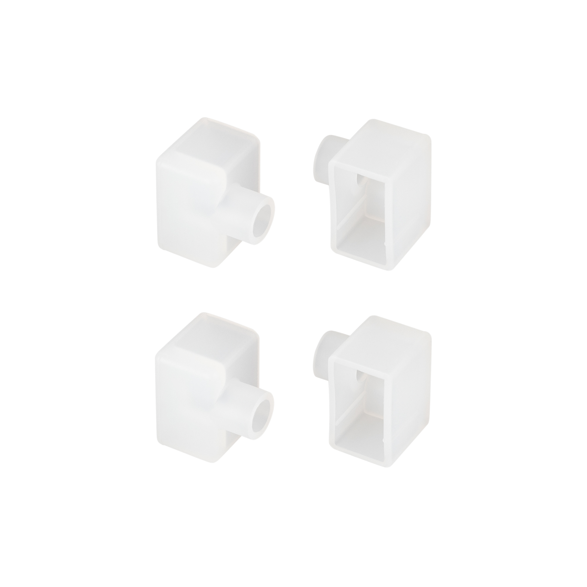 Заглушка WPH-FLEX-1018-SIDE WHITE с отверстием 040856 - Заглушка с отверстием для силиконового профиля WPH-FLEX-1018-SIDE. Материал - силикон. В комплекте 4 заглушки.
